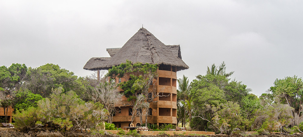 View of the standard rooms at Chale Island